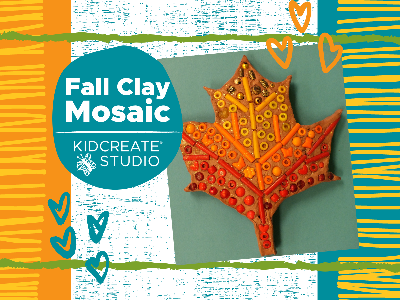 Kidcreate Studio - Bloomfield. Fall Clay Mosaic Workshop (4-9 Years)